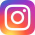 Instagram logo in a gradient square with rounded corners featuring a camera icon in the centre